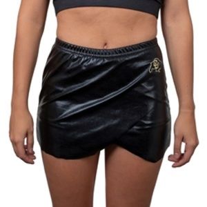 CU Boulder Ralphie Game Day Leather Mini Skirt